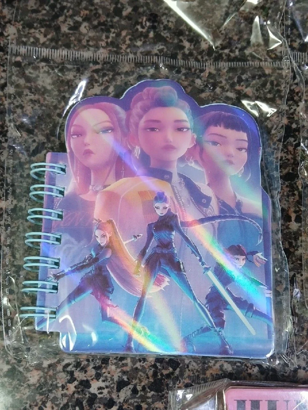 3 HUNTRIX Spiral Mini Notebooks - Pink, Purple, Blue (Set of 3) #kpopdemonhunter